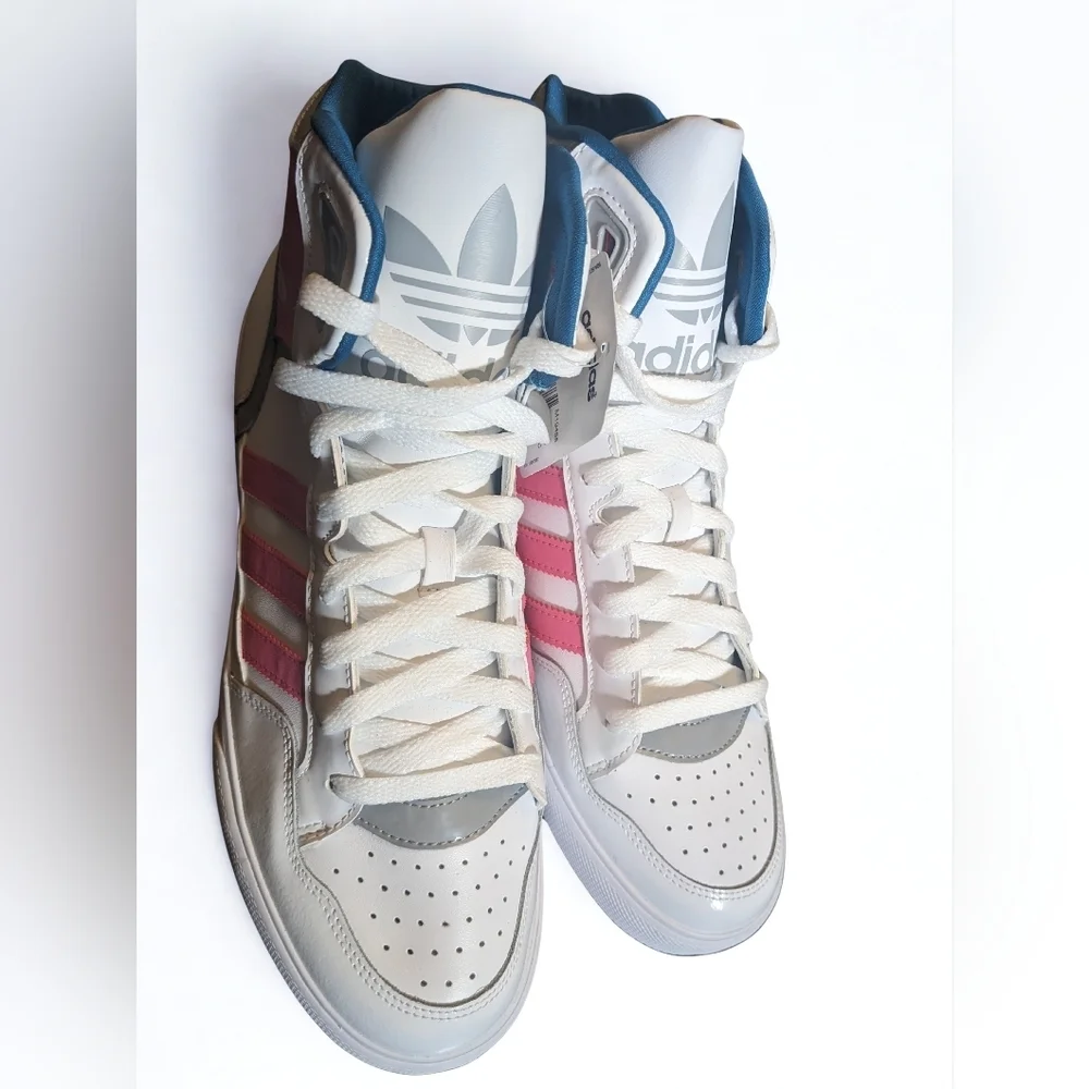 adidas Originals Extaball W High-Top Sneakers Women’s 10.5 NWT Pink White Retro